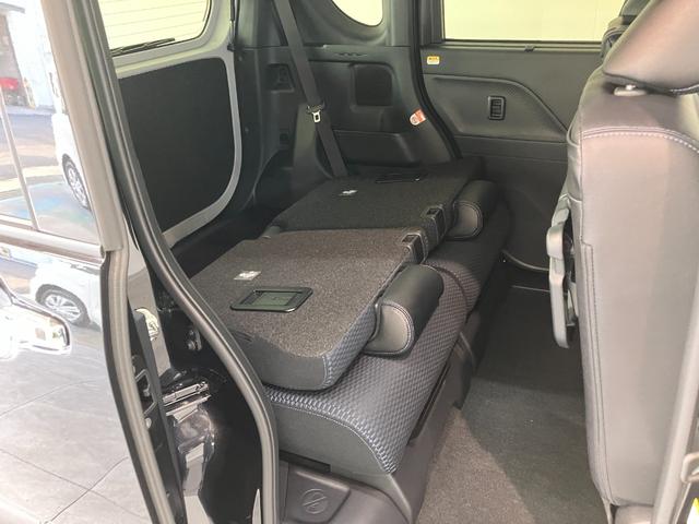 タントカスタムＲＳ　ターボ　両側電動スライドドア　届出済未使用車衝突被害軽減ブレーキ　コーナーセンサー　ターボ　バックカメラ（ナビ装着時用）　両側電動スライドドア　前席シートヒーター　電動パーキングブレーキ　ＬＥＤ　オートライト　オートエアコン　エコアイドル（滋賀県）の中古車