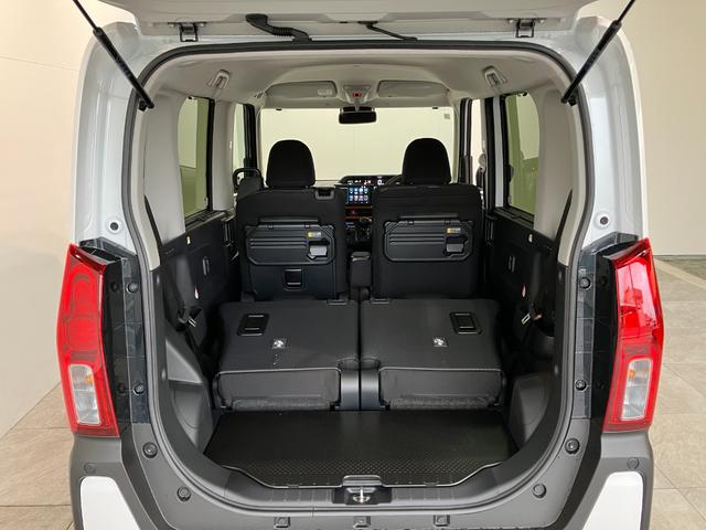 タントファンクロスターボ　ディスプレイオーディオ　届出済未使用車衝突被害軽減ブレーキ　　コーナーセンサー　９型ディスプレイオーディオ　フルセグ　Ｂｌｕｅｔｏｏｔｈ　ＵＳＢ　バックカメラ　両側電動スライドドア　前席シートヒーター　ＬＥＤ　オートライト　スマートキー（滋賀県）の中古車