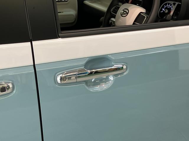 ムーヴキャンバスストライプスＧ　両側電動スライドドア　ＬＥＤ　届出済未使用車衝突被害軽減ブレーキ　コーナーセンサー　バックカメラ（ナビ装着時用）　両側電動スライドドア　前席シートヒーター　電動パーキングブレーキ　ＬＥＤ　オートライト　オートエアコン　スマートキー　エコアイドル（滋賀県）の中古車