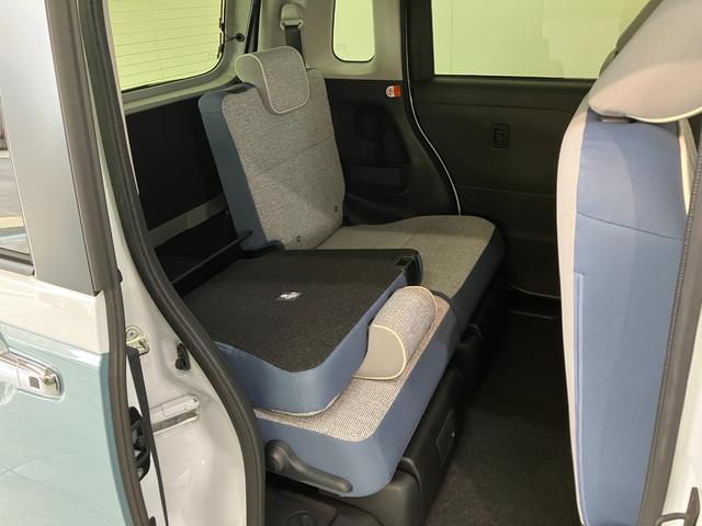 ムーヴキャンバスストライプスＧ　両側電動スライドドア　ＬＥＤ　届出済未使用車衝突被害軽減ブレーキ　コーナーセンサー　バックカメラ（ナビ装着時用）　両側電動スライドドア　前席シートヒーター　電動パーキングブレーキ　ＬＥＤ　オートライト　オートエアコン　スマートキー　エコアイドル（滋賀県）の中古車