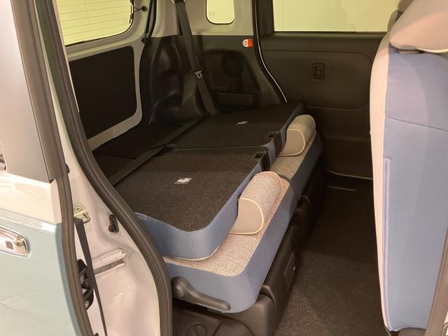 ムーヴキャンバスストライプスＧ　両側電動スライドドア　ＬＥＤ　届出済未使用車衝突被害軽減ブレーキ　コーナーセンサー　バックカメラ（ナビ装着時用）　両側電動スライドドア　前席シートヒーター　電動パーキングブレーキ　ＬＥＤ　オートライト　オートエアコン　スマートキー　エコアイドル（滋賀県）の中古車