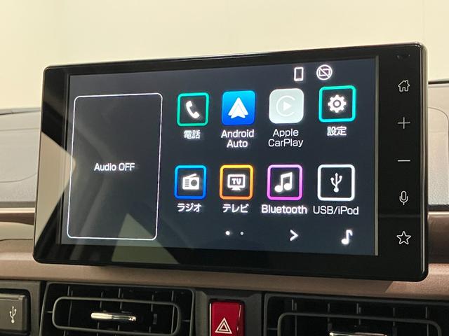 ムーヴキャンバスセオリーＧターボ　９型ディスプレイオーディオ　駐車支援機能衝突被害軽減ブレーキ　コーナーセンサー　９型ディスプレイオーディオ　フルセグ　Ｂｌｕｅｔｏｏｔｈ　ＵＳＢ　パノラマカメラ　前後ドラレコ　レーダークルコン　両側パワスラ　シートヒーター　駐車支援システム（滋賀県）の中古車