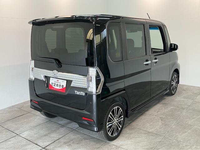 タントカスタムＲＳ　トップエディションリミテッドＳＡIII　ターボ衝突被害軽減ブレーキ　ターボ　ディスプレイオーディオ　Ｂｌｕｅｔｏｏｔｈ　ＤＶＤ再生　ＵＳＢ　パノラマカメラ　ＥＴＣ　両側電動スライドドア　シートヒーター　ＬＥＤ　スマートキー　エコアイドル（滋賀県）の中古車