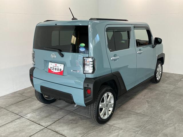 タフトＧ　フルセグナビ　パノラマカメラ　前後ドラレコ　車検整備付衝突被害軽減ブレーキ　コーナーセンサー　フルセグナビ　パノラマカメラ　ＤＶＤ　Ｂｌｕｅｔｏｏｔｈ　ＵＳＢ　前後ドラレコ　前席シートヒーター　電動パーキング　スカイフィールトップ　ＬＥＤ　オートライト（滋賀県）の中古車