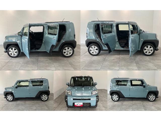 タフトＧ　フルセグナビ　パノラマカメラ　前後ドラレコ　車検整備付衝突被害軽減ブレーキ　コーナーセンサー　フルセグナビ　パノラマカメラ　ＤＶＤ　Ｂｌｕｅｔｏｏｔｈ　ＵＳＢ　前後ドラレコ　前席シートヒーター　電動パーキング　スカイフィールトップ　ＬＥＤ　オートライト（滋賀県）の中古車