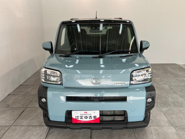 タフトＧ　フルセグナビ　パノラマカメラ　前後ドラレコ　車検整備付衝突被害軽減ブレーキ　コーナーセンサー　フルセグナビ　パノラマカメラ　ＤＶＤ　Ｂｌｕｅｔｏｏｔｈ　ＵＳＢ　前後ドラレコ　前席シートヒーター　電動パーキング　スカイフィールトップ　ＬＥＤ　オートライト（滋賀県）の中古車