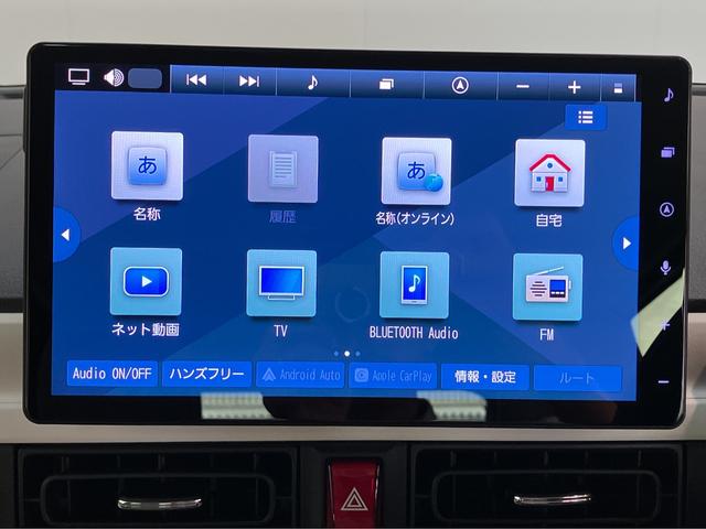ムーヴキャンバスストライプスＧ　１０型フルセグナビ　前後ドラレコ　ＬＥＤ衝突被害軽減ブレーキ　コーナーセンサー　１０型フルセグナビ　Ｂｌｕｅｔｏｏｔｈ　ＵＳＢ　バックカメラ　前後ドラレコ　両側電動スライドドア　前席シートヒーター　電動パーキングブレーキ　ＬＥＤ（滋賀県）の中古車