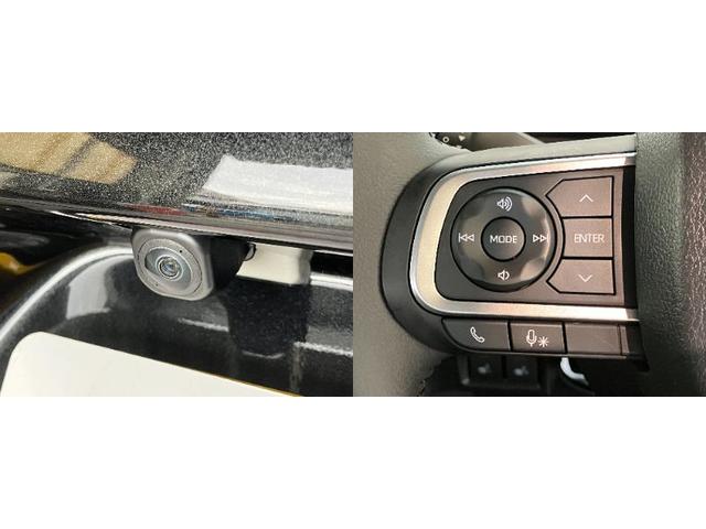 タントカスタムＲＳ　ターボ　両側電動スライドドア　届出済未使用車衝突被害軽減ブレーキ　コーナーセンサー　ターボ　バックカメラ（ナビ装着時用）　両側電動スライドドア　前席シートヒーター　電動パーキングブレーキ　ＬＥＤ　オートライト　オートエアコン　スマートキー（滋賀県）の中古車