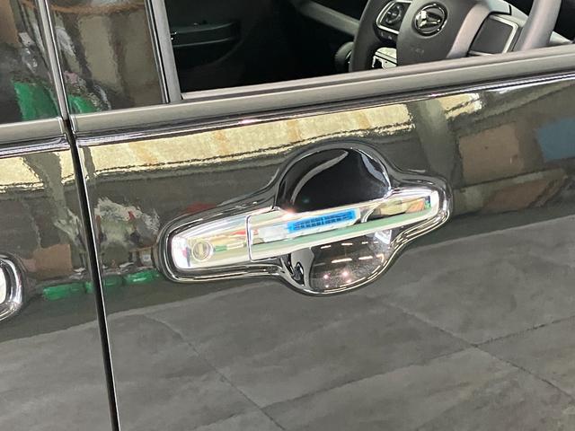 タントカスタムＲＳ　ターボ　両側電動スライドドア　届出済未使用車衝突被害軽減ブレーキ　コーナーセンサー　ターボ　バックカメラ（ナビ装着時用）　両側電動スライドドア　前席シートヒーター　電動パーキングブレーキ　ＬＥＤ　オートライト　オートエアコン　スマートキー（滋賀県）の中古車