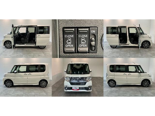 タントカスタムRS SA3 8型ナビ バックカメラ ドラレコ衝突被害軽減ブレーキ ターボ 8型フルセグナビ Bluetooth DVD再生 USB バックカメラ ドラレコ ETC 両側電動スライドドア 運転席シートヒーター LED スマートキー オートエアコン(滋賀県)の中古車