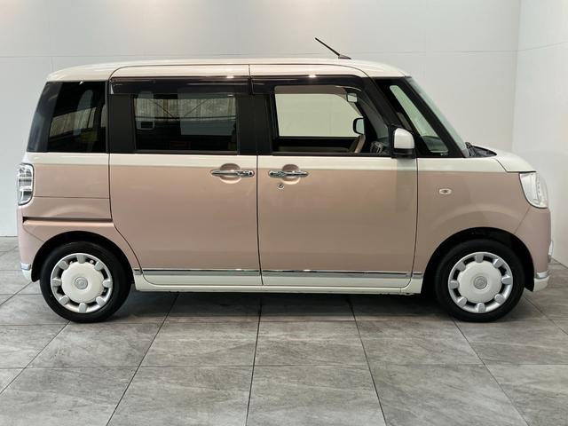 ムーヴキャンバスGメイクアップSA2 8型フルセグナビ パノラマカメラ衝突被害軽減ブレーキ スマアシ2 8インチフルセグナビ Bluetooth USB DVD パノラマカメラ 両側電動スライドドア LED オートライト オートエアコン スマートキー エコアイドル(滋賀県)の中古車