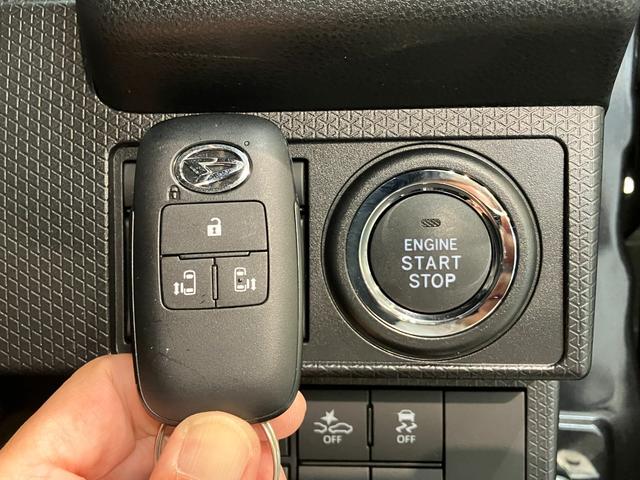 タントカスタムＲＳ　ターボ　両側電動スライドドア　車検整備付衝突被害軽減ブレーキ　コーナーセンサー　ターボ　バックカメラ（ナビ装着時用）　両側電動スライドドア　前席シートヒーター　電動パーキングブレーキ　ＬＥＤ　オートライト　オートエアコン　スマートキー（滋賀県）の中古車