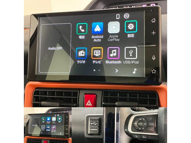 タントファンクロス　９型ディスプレイオーディオ　両側パワスラ衝突被害軽減ブレーキ　コーナーセンサー　９型ディスプレイオーディオ　フルセグ　Ｂｌｕｅｔｏｏｔｈ　ＵＳＢ　バックカメラ　前後ドラレコ　両側電動スライドドア　前席シートヒーター　ＬＥＤ　オートライト（滋賀県）の中古車