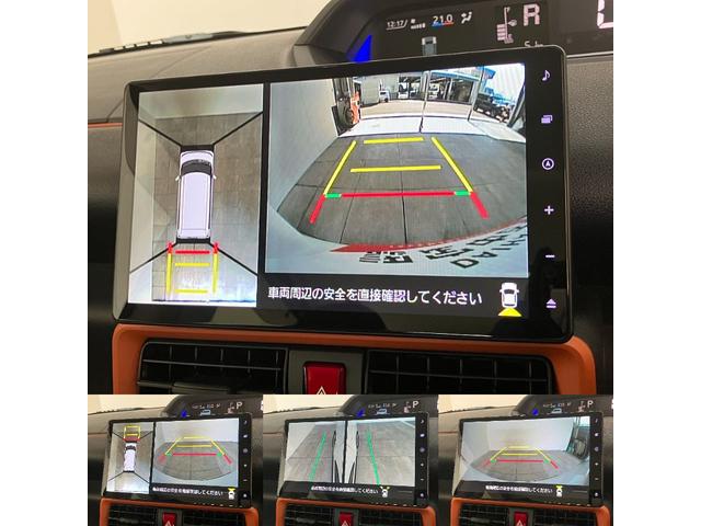 タントファンクロスターボ　１０型フルセグナビ　パノラマカメラ衝突被害軽減ブレーキ　コーナーセンサー　１０型フルセグナビ　Ｂｌｕｅｔｏｏｔｈ　ＤＶＤ　ＵＳＢ　パノラマカメラ　両側パワスラ　前席シートヒーター　ＬＥＤ　オートライト　レーダークルコン　スマートキー（滋賀県）の中古車