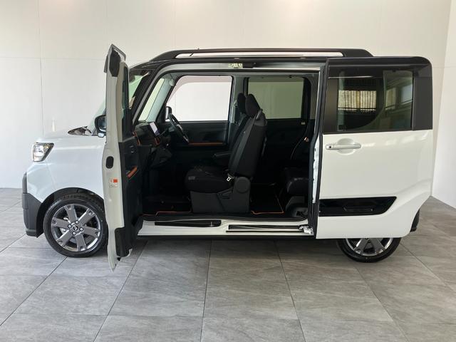 タントファンクロスターボ　１０型フルセグナビ　パノラマカメラ衝突被害軽減ブレーキ　コーナーセンサー　１０型フルセグナビ　Ｂｌｕｅｔｏｏｔｈ　ＤＶＤ　ＵＳＢ　パノラマカメラ　両側パワスラ　前席シートヒーター　ＬＥＤ　オートライト　レーダークルコン　スマートキー（滋賀県）の中古車