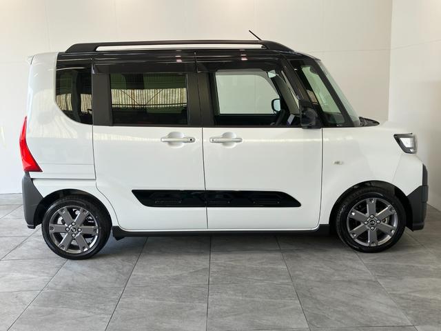 タントファンクロスターボ　１０型フルセグナビ　パノラマカメラ衝突被害軽減ブレーキ　コーナーセンサー　１０型フルセグナビ　Ｂｌｕｅｔｏｏｔｈ　ＤＶＤ　ＵＳＢ　パノラマカメラ　両側パワスラ　前席シートヒーター　ＬＥＤ　オートライト　レーダークルコン　スマートキー（滋賀県）の中古車