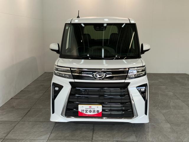 タントカスタムＲＳ　ターボ　９型ディスプレイオーディオ　フルセグ衝突被害軽減ブレーキ　コーナーセンサー　ターボ　９型ディスプレイオーディオ　フルセグ　バックカメラ　Ｂｌｕｅｔｏｏｔｈ　ＵＳＢ　両側電動スライドドア　前席シートヒーター　電動パーキングブレーキ　ＬＥＤ（滋賀県）の中古車