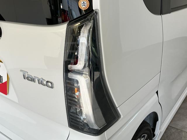 タントカスタムＲＳ　ターボ　９型ディスプレイオーディオ　フルセグ衝突被害軽減ブレーキ　コーナーセンサー　ターボ　９型ディスプレイオーディオ　フルセグ　バックカメラ　Ｂｌｕｅｔｏｏｔｈ　ＵＳＢ　両側電動スライドドア　前席シートヒーター　電動パーキングブレーキ　ＬＥＤ（滋賀県）の中古車