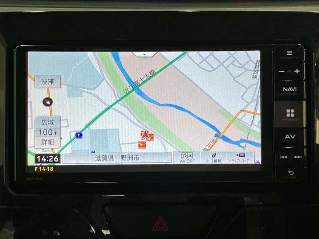 タントカスタムＲＳトップエディションＳＡ３　フルセグナビ　Ｂカメラ衝突被害軽減ブレーキ　ターボ　フルセグナビ　Ｂｌｕｅｔｏｏｔｈ　ＤＶＤ再生　ＵＳＢ　バックカメラ　ドラレコ　両側パワスラ　運転席シートヒーター　ＬＥＤ　オートライト　スマートキー　エコアイドル（滋賀県）の中古車