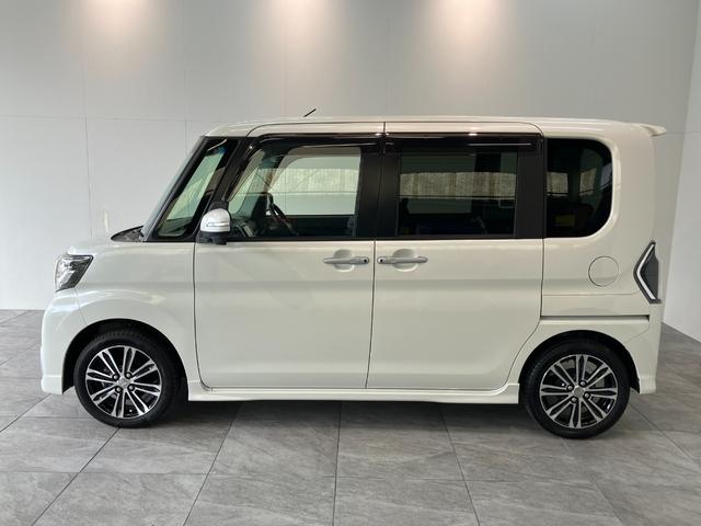 タントカスタムＲＳトップエディションＳＡ３　フルセグナビ　Ｂカメラ衝突被害軽減ブレーキ　ターボ　フルセグナビ　Ｂｌｕｅｔｏｏｔｈ　ＤＶＤ再生　ＵＳＢ　バックカメラ　ドラレコ　両側パワスラ　運転席シートヒーター　ＬＥＤ　オートライト　スマートキー　エコアイドル（滋賀県）の中古車