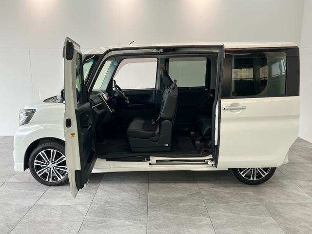 タントカスタムＲＳトップエディションＳＡ３　フルセグナビ　Ｂカメラ衝突被害軽減ブレーキ　ターボ　フルセグナビ　Ｂｌｕｅｔｏｏｔｈ　ＤＶＤ再生　ＵＳＢ　バックカメラ　ドラレコ　両側パワスラ　運転席シートヒーター　ＬＥＤ　オートライト　スマートキー　エコアイドル（滋賀県）の中古車