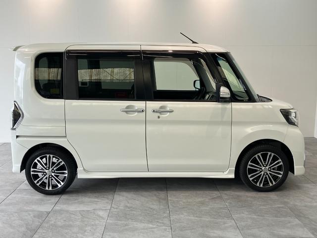 タントカスタムＲＳトップエディションＳＡ３　フルセグナビ　Ｂカメラ衝突被害軽減ブレーキ　ターボ　フルセグナビ　Ｂｌｕｅｔｏｏｔｈ　ＤＶＤ再生　ＵＳＢ　バックカメラ　ドラレコ　両側パワスラ　運転席シートヒーター　ＬＥＤ　オートライト　スマートキー　エコアイドル（滋賀県）の中古車