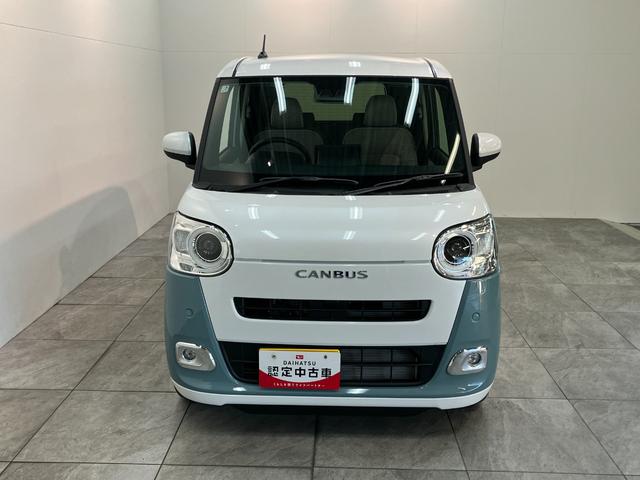 ムーヴキャンバスストライプスＧターボ　９型ディスプレイオーディオ　クルコン衝突被害軽減ブレーキ　コーナーセンサー　ディスプレイオーディオ　フルセグ　Ｂｌｕｅｔｏｏｔｈ　ＵＳＢ　バックカメラ　両側電動スライドドア　前席シートヒーター　ＬＥＤ　レーダクルーズコントロール（滋賀県）の中古車
