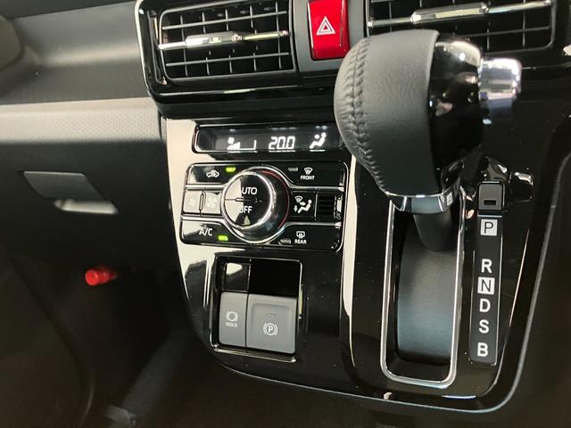 タントカスタムＲＳ　ターボ　両側電動スライドドア　届出済未使用車衝突被害軽減ブレーキ　コーナーセンサー　バックカメラ（ナビ装着時用）　両側電動スライドドア　前席シートヒーター　電動パーキングブレーキ　ＬＥＤ　オートライト　オートエアコン　スマートキー　エコアイドル（滋賀県）の中古車