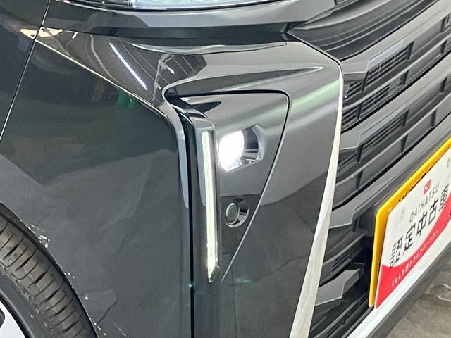タントカスタムＲＳ　ターボ　両側電動スライドドア　届出済未使用車衝突被害軽減ブレーキ　コーナーセンサー　バックカメラ（ナビ装着時用）　両側電動スライドドア　前席シートヒーター　電動パーキングブレーキ　ＬＥＤ　オートライト　オートエアコン　スマートキー　エコアイドル（滋賀県）の中古車