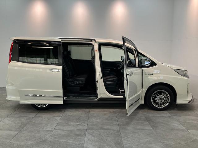 ノアハイブリッドSi WxB2 ナビ バックカメラ クルコントヨタセーフティセンス コーナーセンサー フルセグナビ バックカメラ Bluetooth USB ドラレコ クルコン シートヒーター 両側パワスラ スマートキー BBS製アルミ モデリスタエアロ(滋賀県)の中古車