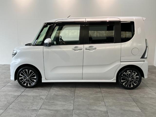 タントカスタムＲＳ　９型フルセグナビ　パノラマカメラ　車検整備付衝突被害軽減ブレーキ　コーナーセンサー　ターボ　９型フルセグナビ　Ｂｌｕｅｔｏｏｔｈ　ＤＶＤ再生　Ｂｌｕｅｔｏｏｔｈ　ＵＳＢ　パノラマカメラ　前後ドラレコ　両側電動スライドドア　ＬＥＤ　スマートキー（滋賀県）の中古車