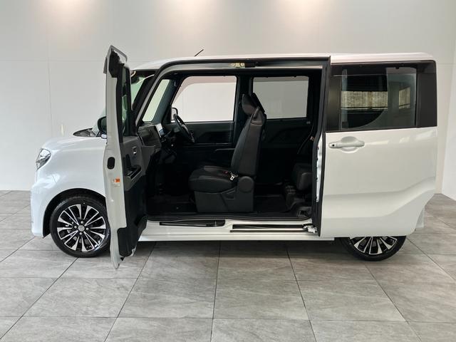タントカスタムＲＳ　９型フルセグナビ　パノラマカメラ　車検整備付衝突被害軽減ブレーキ　コーナーセンサー　ターボ　９型フルセグナビ　Ｂｌｕｅｔｏｏｔｈ　ＤＶＤ再生　Ｂｌｕｅｔｏｏｔｈ　ＵＳＢ　パノラマカメラ　前後ドラレコ　両側電動スライドドア　ＬＥＤ　スマートキー（滋賀県）の中古車