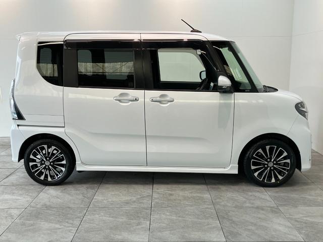 タントカスタムＲＳ　９型フルセグナビ　パノラマカメラ　車検整備付衝突被害軽減ブレーキ　コーナーセンサー　ターボ　９型フルセグナビ　Ｂｌｕｅｔｏｏｔｈ　ＤＶＤ再生　Ｂｌｕｅｔｏｏｔｈ　ＵＳＢ　パノラマカメラ　前後ドラレコ　両側電動スライドドア　ＬＥＤ　スマートキー（滋賀県）の中古車