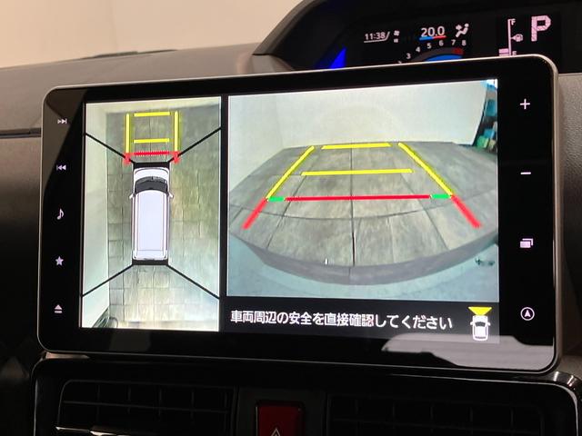 タントカスタムＲＳ　９型フルセグナビ　パノラマカメラ　車検整備付衝突被害軽減ブレーキ　コーナーセンサー　ターボ　９型フルセグナビ　Ｂｌｕｅｔｏｏｔｈ　ＤＶＤ再生　Ｂｌｕｅｔｏｏｔｈ　ＵＳＢ　パノラマカメラ　前後ドラレコ　両側電動スライドドア　ＬＥＤ　スマートキー（滋賀県）の中古車