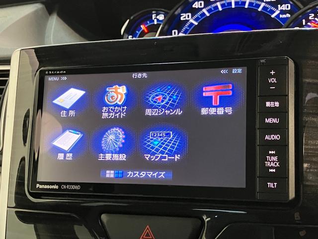 タントカスタムXトップエディションSA フルセグナビ バックカメラ衝突被害軽減ブレーキ スマアシ1 フルセグナビ Bluetooth DVD再生 USB バックカメラ 左側電動スライドドア LED オートライト スマートキー エコアイドル タイヤ4本新品交換済み(滋賀県)の中古車