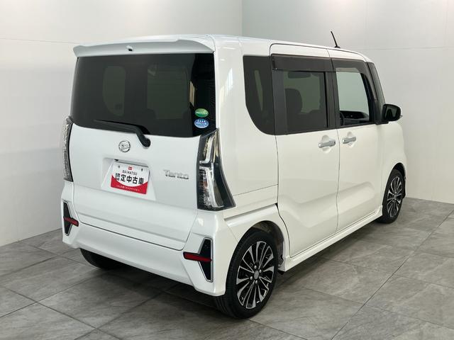 タントカスタムRSセレクション レーダクルコン シートヒーター衝突被害軽減ブレーキ コーナーセンサー ターボ パノラマカメラ(ナビ装着時用) 両側電動スライドドア 前席シートヒーター レーダークルコン LED オートライト オートエアコン スマートキー(滋賀県)の中古車