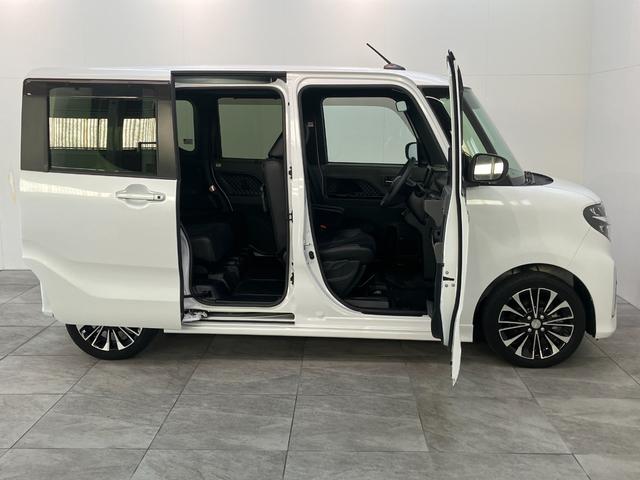 タントカスタムRSセレクション レーダクルコン シートヒーター衝突被害軽減ブレーキ コーナーセンサー ターボ パノラマカメラ(ナビ装着時用) 両側電動スライドドア 前席シートヒーター レーダークルコン LED オートライト オートエアコン スマートキー(滋賀県)の中古車