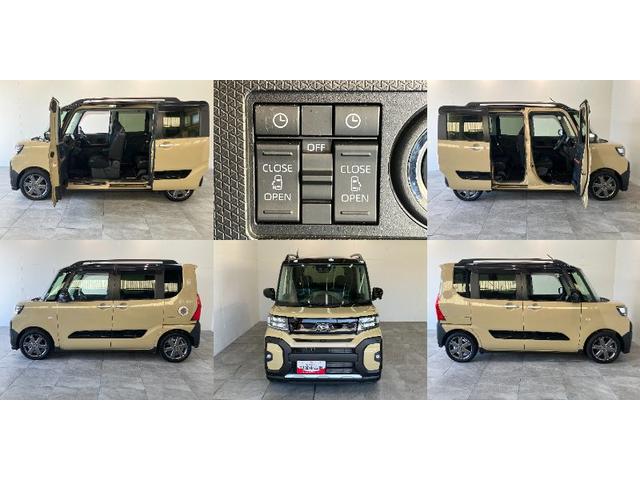 タントファンクロスターボ　１０型ナビ　パノラマカメラ　車検整備付衝突被害軽減ブレーキ　コーナーセンサー　１０型フルセグナビ　Ｂｌｕｅｔｏｏｔｈ　ＤＶＤ再生　ＵＳＢ　パノラマカメラ　ナビ連動前後ドラレコ　両側電動スライドドア　前席シートヒーター　ＬＥＤ　スマートキー（滋賀県）の中古車