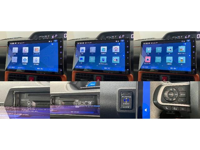 タントファンクロスターボ　１０型ナビ　パノラマカメラ　車検整備付衝突被害軽減ブレーキ　コーナーセンサー　１０型フルセグナビ　Ｂｌｕｅｔｏｏｔｈ　ＤＶＤ再生　ＵＳＢ　パノラマカメラ　ナビ連動前後ドラレコ　両側電動スライドドア　前席シートヒーター　ＬＥＤ　スマートキー（滋賀県）の中古車