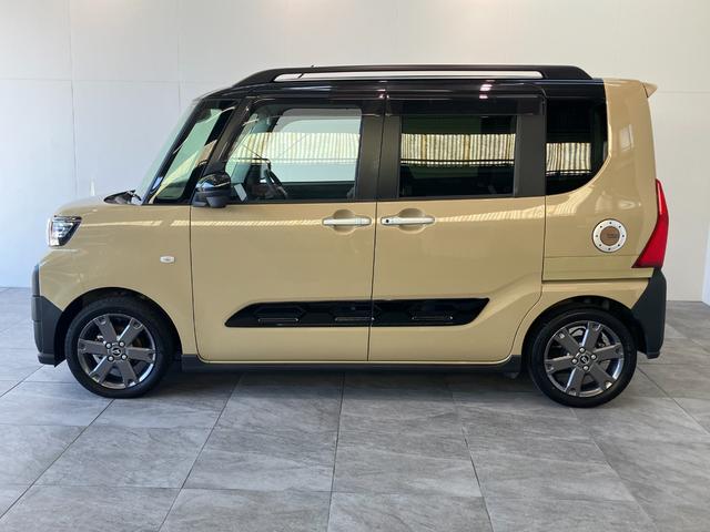 タントファンクロスターボ　１０型ナビ　パノラマカメラ　車検整備付衝突被害軽減ブレーキ　コーナーセンサー　１０型フルセグナビ　Ｂｌｕｅｔｏｏｔｈ　ＤＶＤ再生　ＵＳＢ　パノラマカメラ　ナビ連動前後ドラレコ　両側電動スライドドア　前席シートヒーター　ＬＥＤ　スマートキー（滋賀県）の中古車