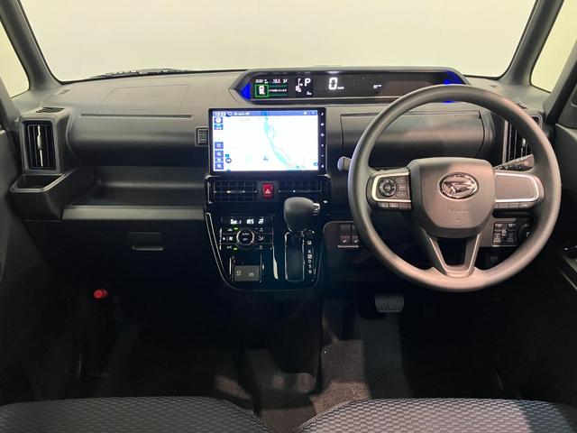 タントカスタムX 10型フルセグナビ バックカメラ 届出済未使用車衝突被害軽減ブレーキ コーナーセンサー 10型フルセグナビ Bluetooth DVD USB バックカメラ 前後ドラレコ 両側電動スライドドア 前席シートヒーター LED スマートキー エコアイドル(滋賀県)の中古車