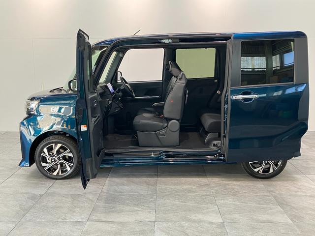 タントカスタムX 10型フルセグナビ バックカメラ 届出済未使用車衝突被害軽減ブレーキ コーナーセンサー 10型フルセグナビ Bluetooth DVD USB バックカメラ 前後ドラレコ 両側電動スライドドア 前席シートヒーター LED スマートキー エコアイドル(滋賀県)の中古車