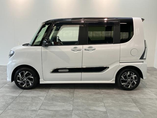 タントカスタムＸスタイルセレクション　９型フルセグナビ　Ｂカメラ衝突被害軽減ブレーキ　コーナーセンサー　９型フルセグナビ　Ｂｌｕｅｔｏｏｔｈ　ＤＶＤ再生　ＵＳＢ　バックカメラ　前後ドラレコ　両側電動スライドドア　前席シートヒーター　ＬＥＤ　エコアイドル（滋賀県）の中古車