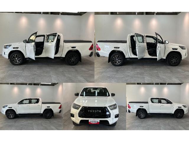ハイラックスＺ　ＧＲスポーツ　ナビ　パノラマカメラ　ＬＥＤ　車検整備付トヨタセーフティセンス　コーナーセンサー　ナビ　パノラマカメラ　Ｂｌｕｅｔｏｏｔｈ　ＵＳＢ　ドラレコ　ＥＴＣ　クルーズコントロール　パドルシフト　ＬＥＤ　スマートキー　パートタイム４ＷＤ　デフロック（滋賀県）の中古車