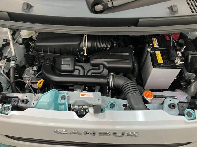 ムーヴキャンバスストライプスＧ　両側電動スライドドア　ＬＥＤ　シートヒーター衝突被害軽減ブレーキ　コーナーセンサー　バックカメラ（ナビ装着時用）　両側電動スライドドア　前席シートヒーター　電動パーキングブレーキ　ＬＥＤ　オートライト　オートエアコン　スマートキー　エコアイドル（滋賀県）の中古車