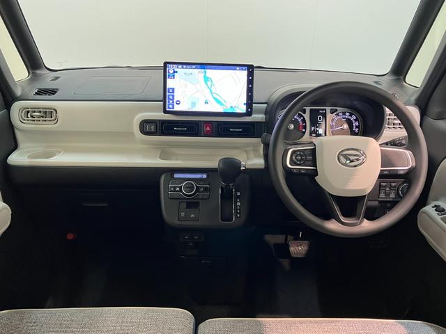 ムーヴキャンバスストライプスＧ　１０型ナビ　バックカメラ　届出済未使用車衝突被害軽減ブレーキ　コーナーセンサー　１０型フルセグナビ　Ｂｌｕｅｔｏｏｔｈ　ＵＳＢ　ＤＶＤ再生　バックカメラ　前後ドラレコ　両側電動スライドドア　前席シートヒーター　ＬＥＤ　オートライト（滋賀県）の中古車