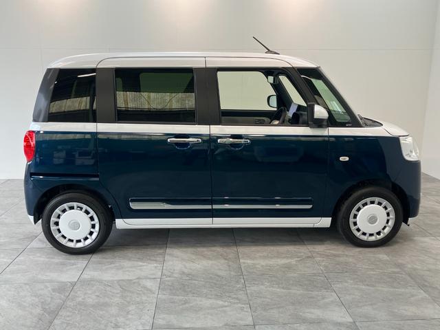 ムーヴキャンバスストライプスＧ　１０型ナビ　バックカメラ　届出済未使用車衝突被害軽減ブレーキ　コーナーセンサー　１０型フルセグナビ　Ｂｌｕｅｔｏｏｔｈ　ＵＳＢ　ＤＶＤ再生　バックカメラ　前後ドラレコ　両側電動スライドドア　前席シートヒーター　ＬＥＤ　オートライト（滋賀県）の中古車