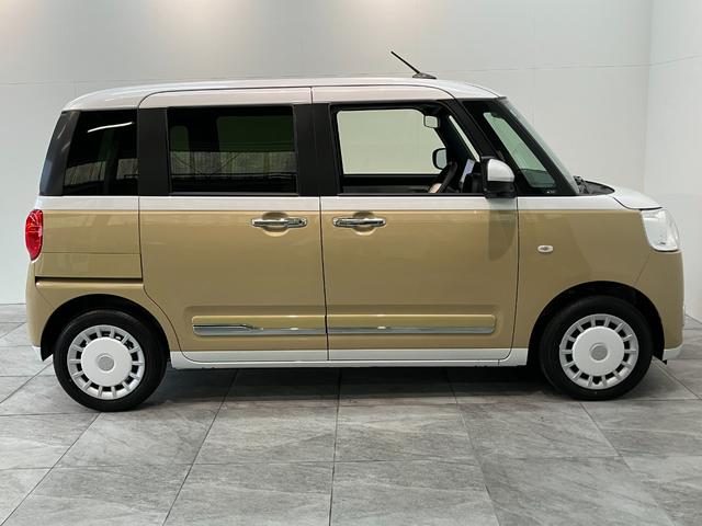 ムーヴキャンバスストライプスG 10型フルセグナビ Bカメラ 届出済未使用車衝突被害軽減ブレーキ コーナーセンサー 10型フルセグナビ バックカメラ DVD再生 Bluetooth USB 前後ドラレコ 両側電動スライドドア 前席シートヒーター 電動パーキングブレーキ LED(滋賀県)の中古車