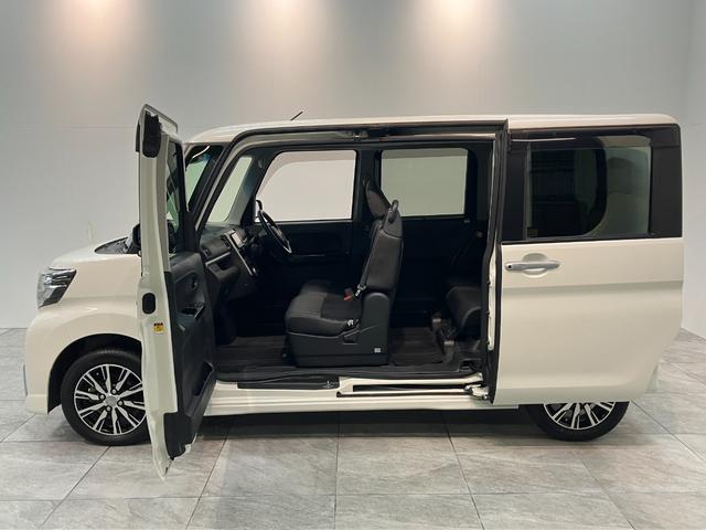 タントカスタムXトップエディションSA3 フルセグナビ Bカメラ衝突被害軽減ブレーキ フルセグナビ Bluetooth DVD再生 USB バックカメラ ドラレコ ETC 左側電動スライドドア シートヒーター LED スマートキー オートエアコン エコアイドル(滋賀県)の中古車