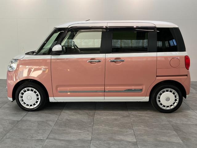 ムーヴキャンバスストライプスＧ　フルセグナビ　バックカメラ　シートヒーター衝突被害軽減ブレーキ　コーナーセンサー　フルセグナビ　Ｂｌｕｅｔｏｏｔｈ　ＵＳＢ　ＤＶＤ　バックカメラ　両側電動スライドドア　前席シートヒーター　電動パーキングブレーキ　ＬＥＤ　スマートキー（滋賀県）の中古車